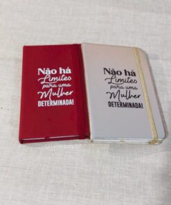 Moleskine de Bolso - Não Há Limites para uma Mulher Determinada